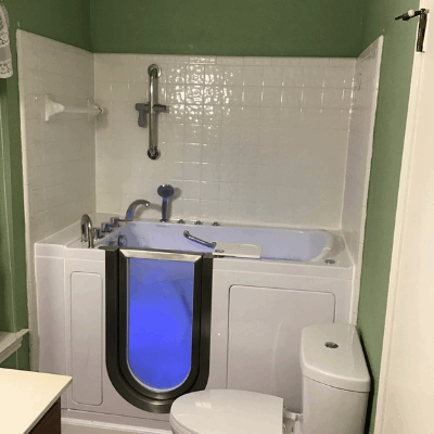 Ella brand walk-in tub with advanced features