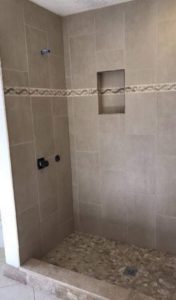 Deep soaking walk-in tub with outward swing door