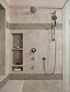 Before and after bathroom tub remodel