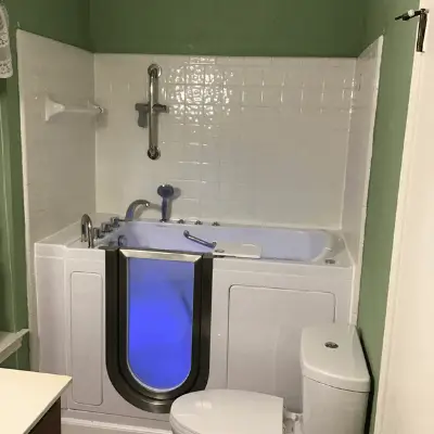Ella brand walk-in tub with advanced features